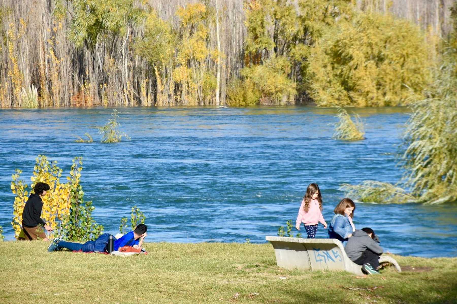 Para ir de paseo, gratis y pegado al río en Neuquén. Foto: archivo (Matías Subat)