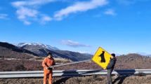 Imagen de Ruta 40, entre Bariloche y El Bolsón: así instalaron señales que brindarán seguridad a viajeros de la Patagonia