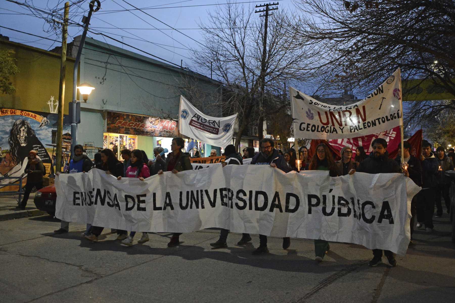 El Frente Sindical de Universidades Nacionales convocó a un paro de 48 horas Foto: Andres Maripe