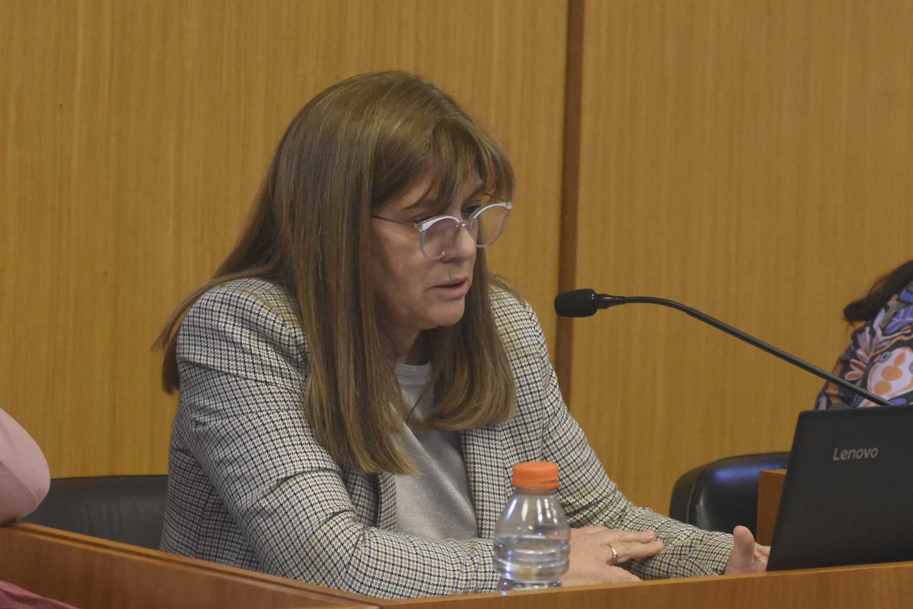 Graciela Echegaray, fiscal del juicio a Emiliano Gatti por distribución de imágenes de abuso sexual infantil. Foto Juan Thomes. 