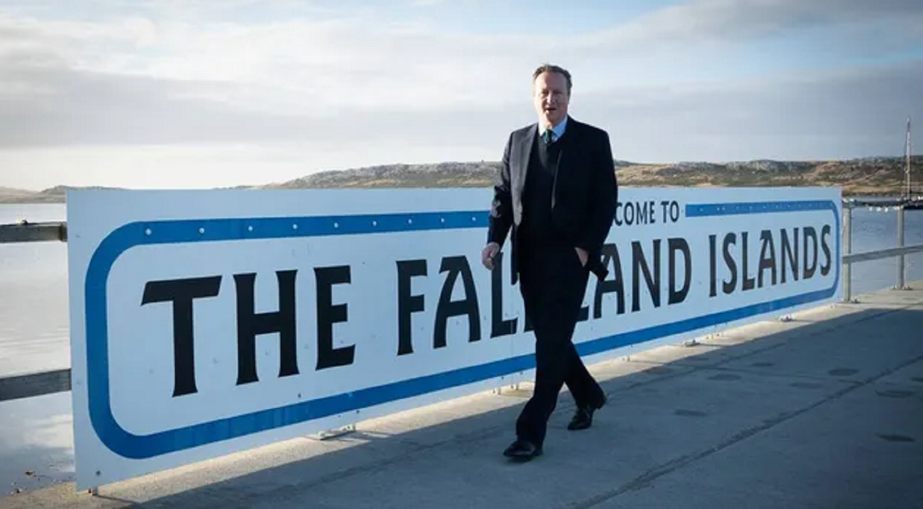 David Cameron visitó las Islas Malvinas: "Espero que quieran ser británicas para siempre".Foto: https://www.ambito.com/