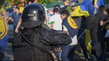 Imagen de Video: graves incidentes durante la llegada de Rosario Central para enfrentar a Atlético Mineiro