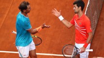 Imagen de Novak Djokovic elogió a Rafael Nadal en Roma: «Enfrentarlo debe ser uno de los desafíos más difíciles»