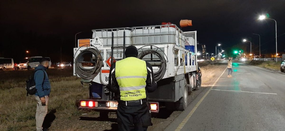 Los controles se realizan entre la rotonda del PIN y Fasinpat. Foto: Gentileza municipalidad Neuquén.
