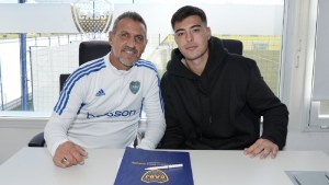 Anselmino mejoró su contrato con Boca y sorprendió con un detalle: no tiene clausula de rescisión