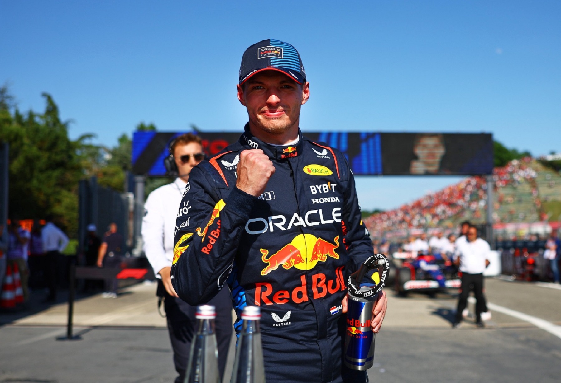 Verstappen logró el triunfo en el GP de Imola.