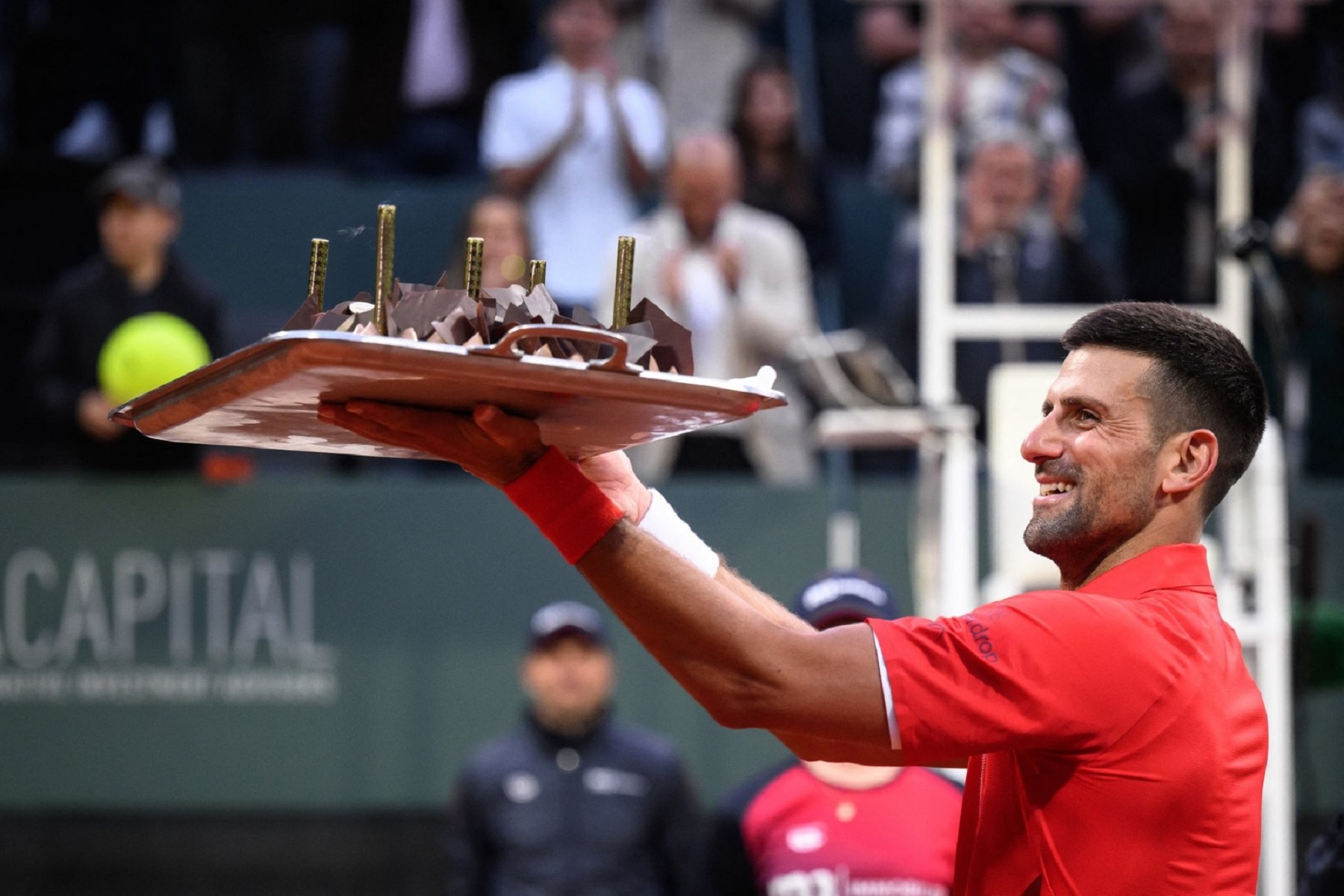 Novak Djokovic festejó su cumpleaños con un triunfazo en Ginebra.