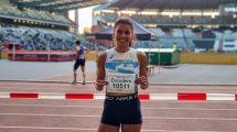 Imagen de Martina Escudero, la atleta de Cipolletti, consiguió una marca histórica en Bélgica