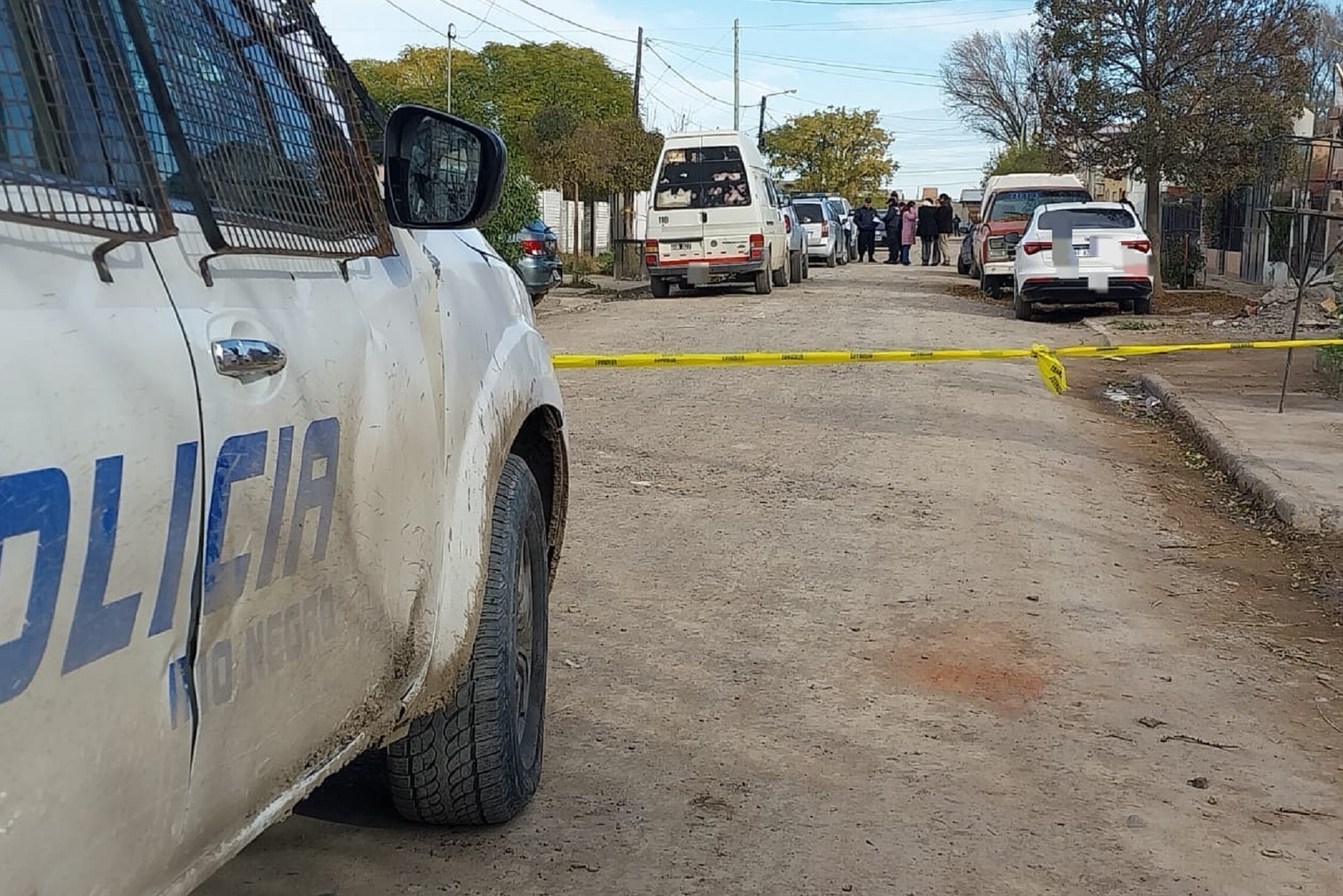 El cuerpo de un hombre fue hallado por su madre en la mañana de este martes en un domicilio de Viedma. Foto Gentileza: Periodismo Urbano.