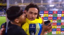 Imagen de Video | Mirá el blooper de Cavani con un hincha tras el triunfo de Boca ante Nacional Potosí