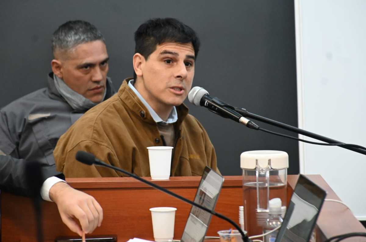 Pablo Parra, culpable del femicidio de Agustina Fernández. Foto: Florencia Salto