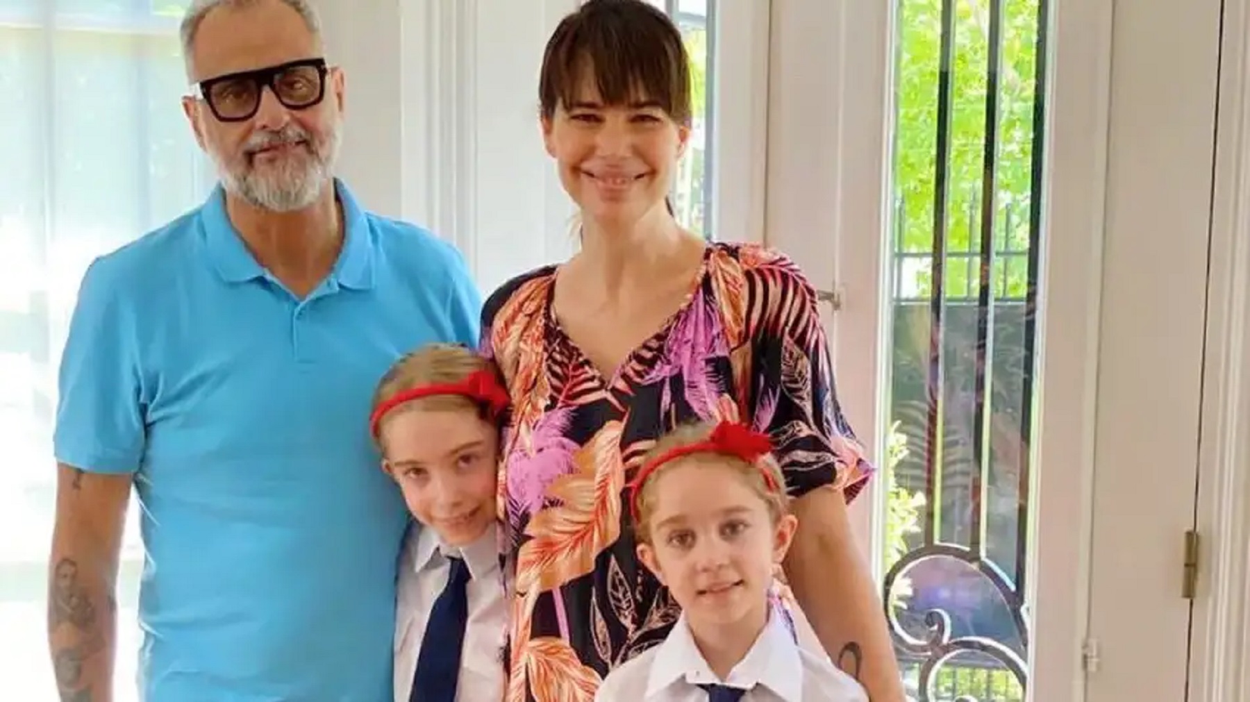 Jorge Rial, Romina Pereiro y las hijas de ella