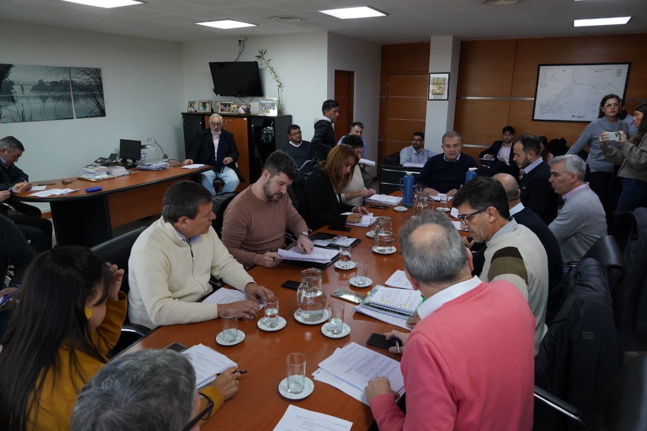 Este miércoles, Pesatti presidió Labor Parlamentaria, que definió el temario para mañana. Foto:  Gentileza.