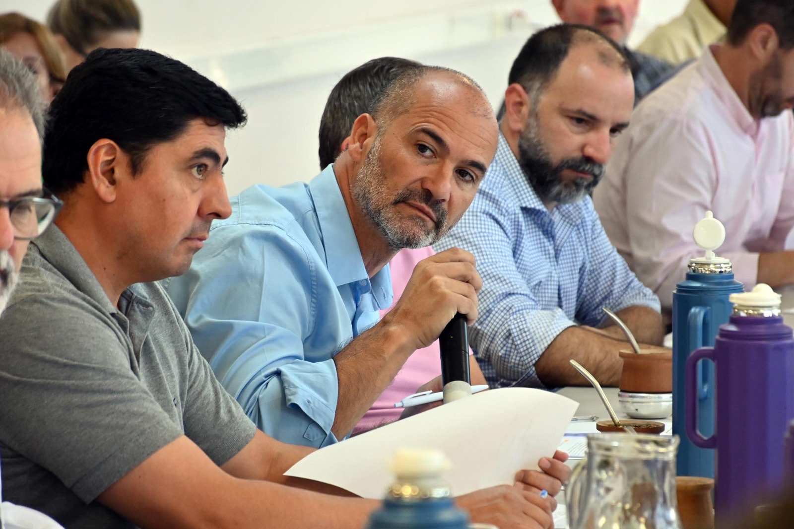 El presidente del bloque del PRO, Juan Martín se presenta para conducir el partido en Río Negro. Foto: Marcelo Ochoa.