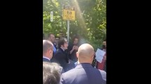 Imagen de Video: Milei encaró a manifestantes en Stanford que lo tildaron de “fascista”