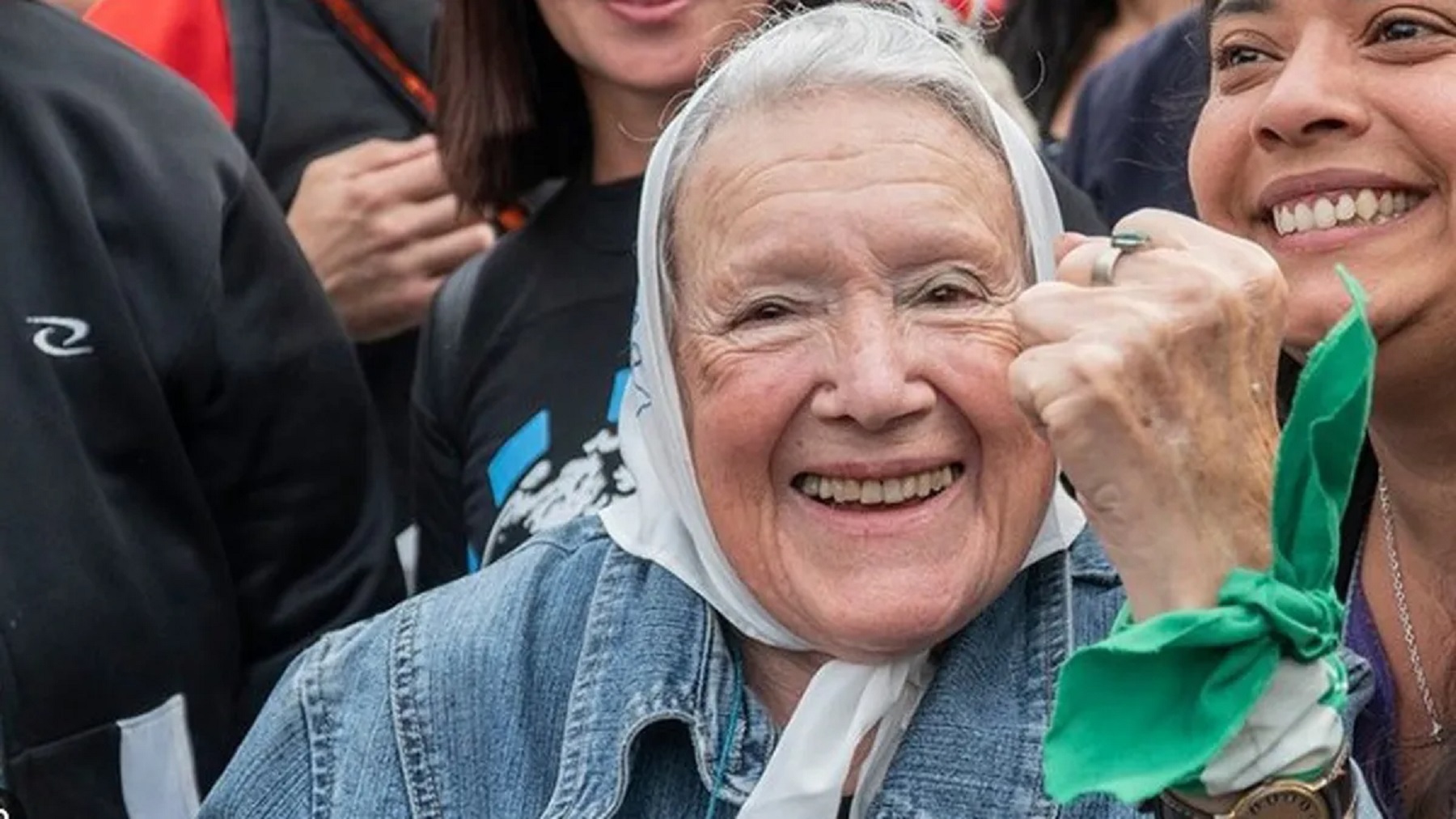 Nora Cortiñas, titular de Madres de Plaza de Mayo. Foto archivo. 