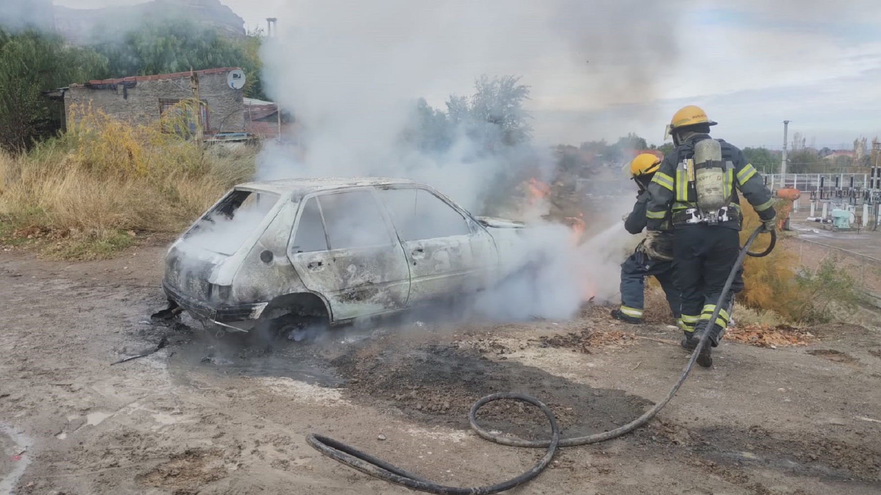 El hecho se registró este lunes en barrio La Graava. Foto: gentileza LCRegina