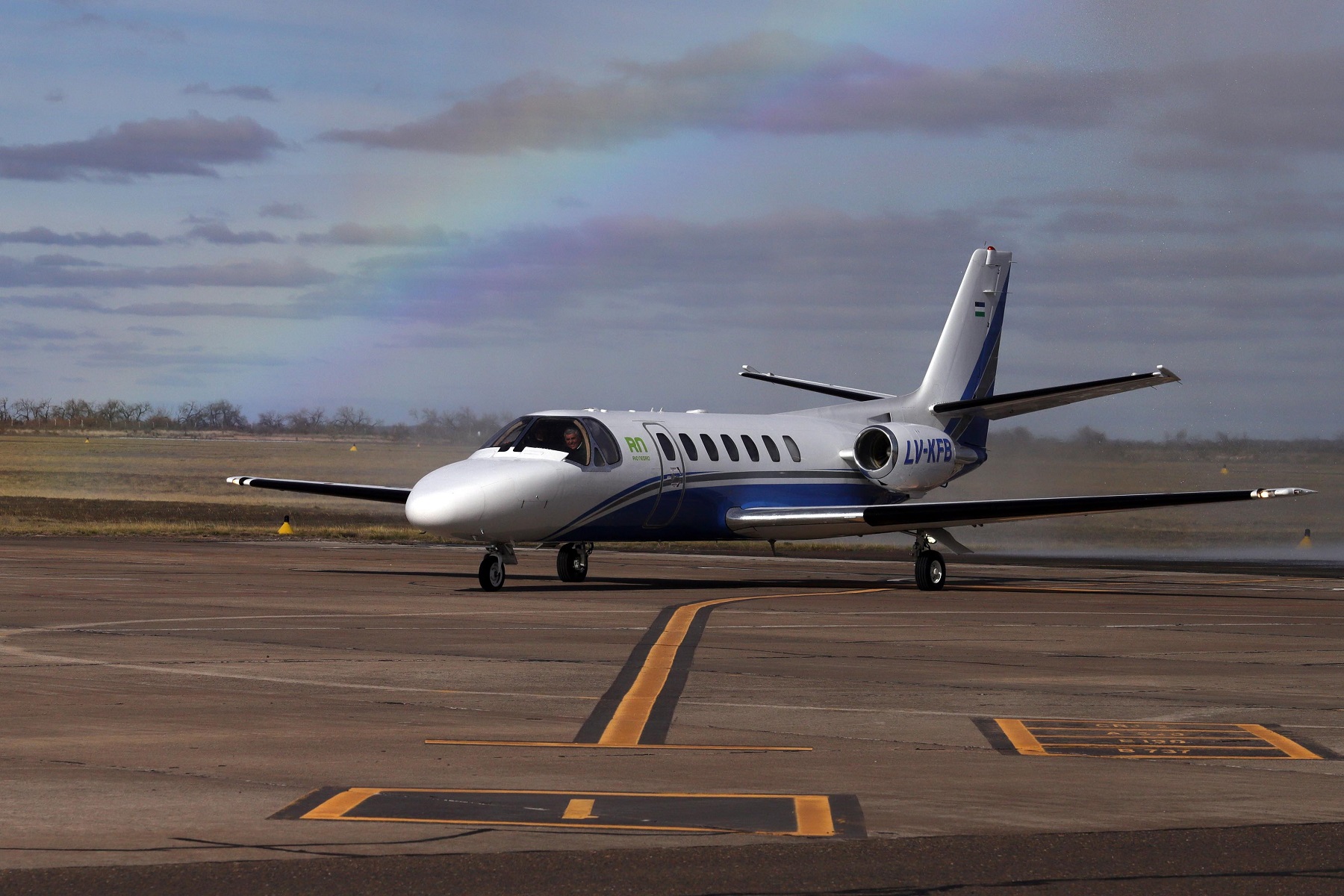 La operación superó los 4,2 millones de dólares, pero la aeronave se pactó en 3,5 millones. Foto: Marcelo Ochoa.
