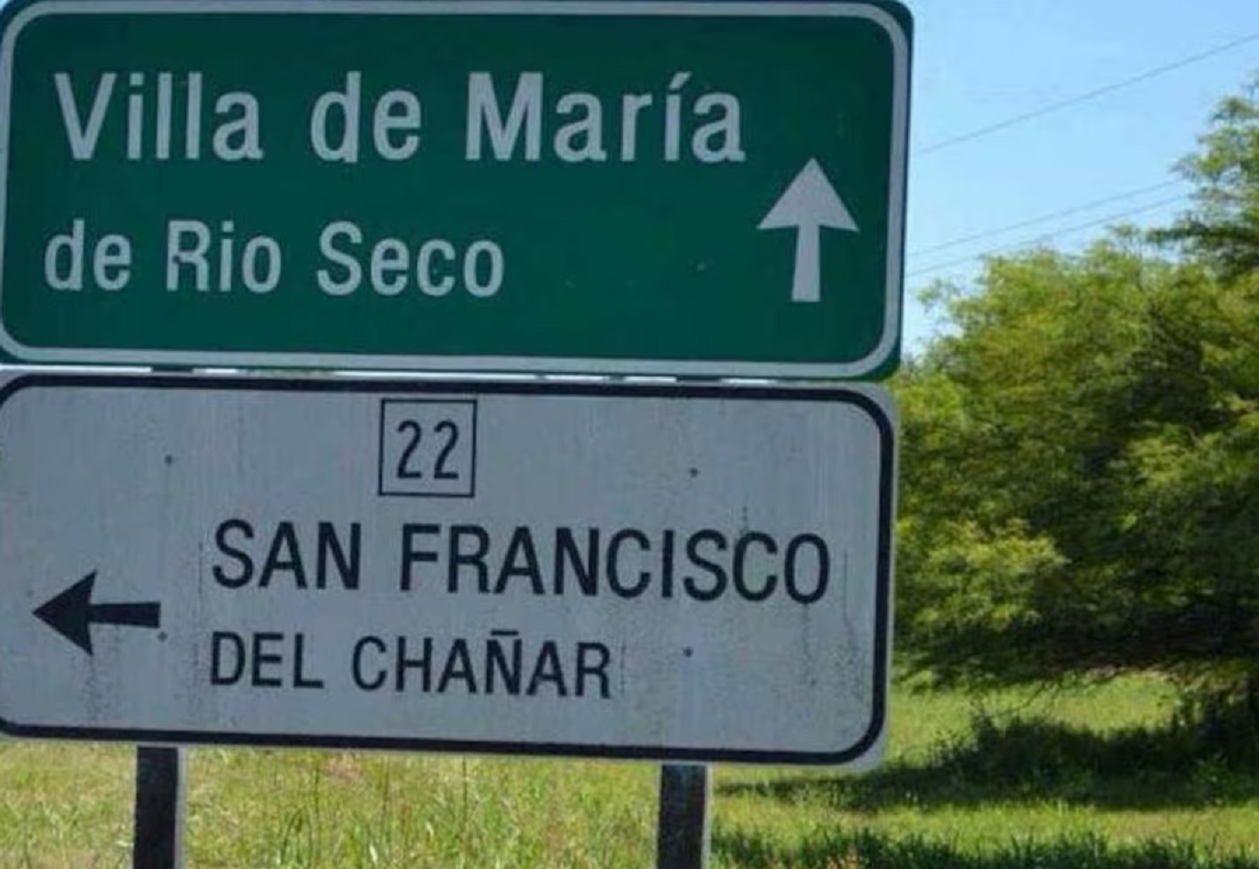 El hecho en Villa María Seco. 