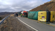 Imagen de Vuelco sobre la Ruta 40, cerca de La Rinconada: hay restricciones para transitar