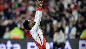 River le ganó a Tigre en el Monumental con un triplete de Miguel Borja