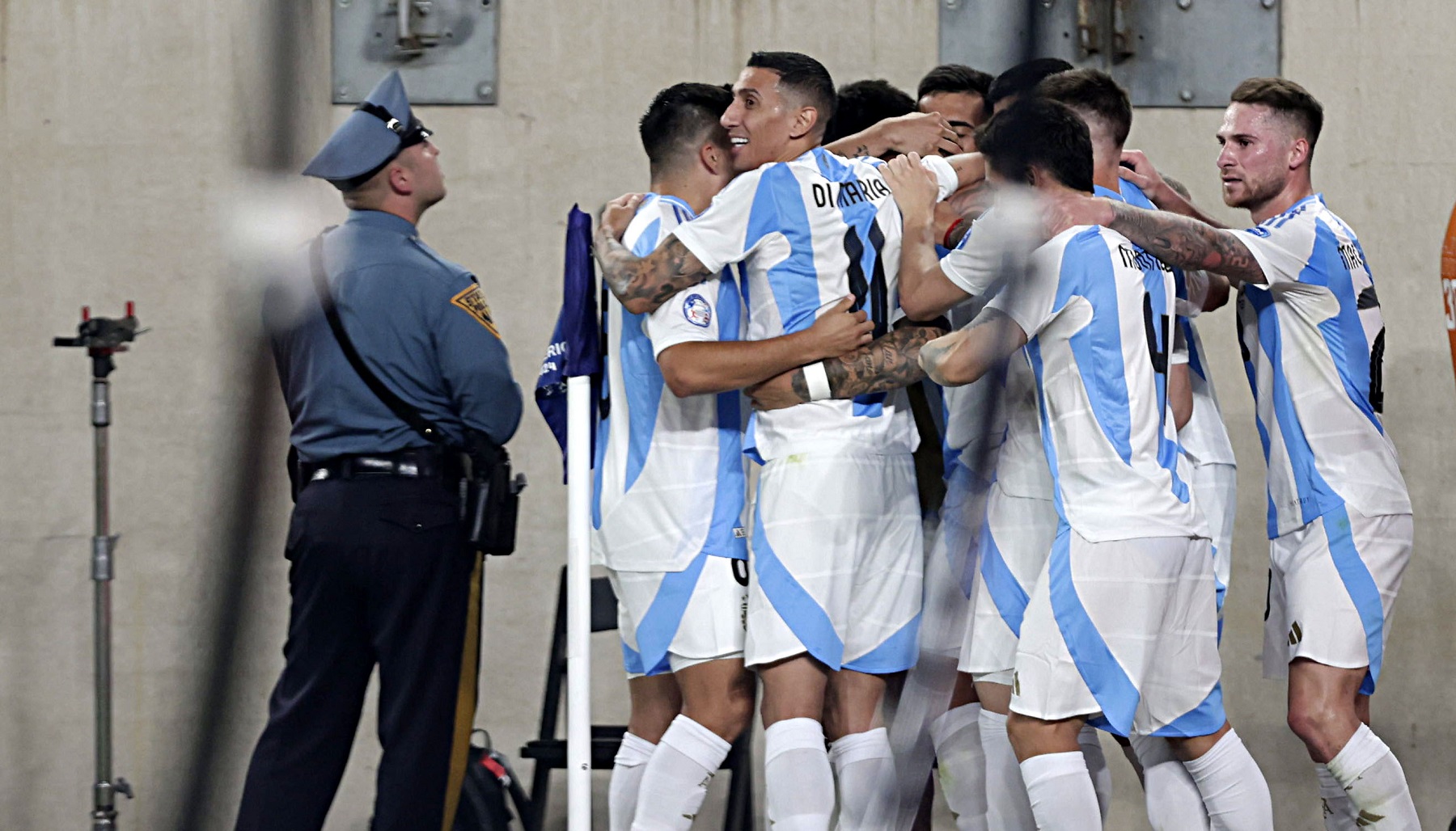 Argentina le ganó a Chile con gol de Lautaro Martínez. Foto: FBaires.