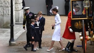 Kate Middleton se muestró por primera vez en público desde que le diagnosticaron cáncer
