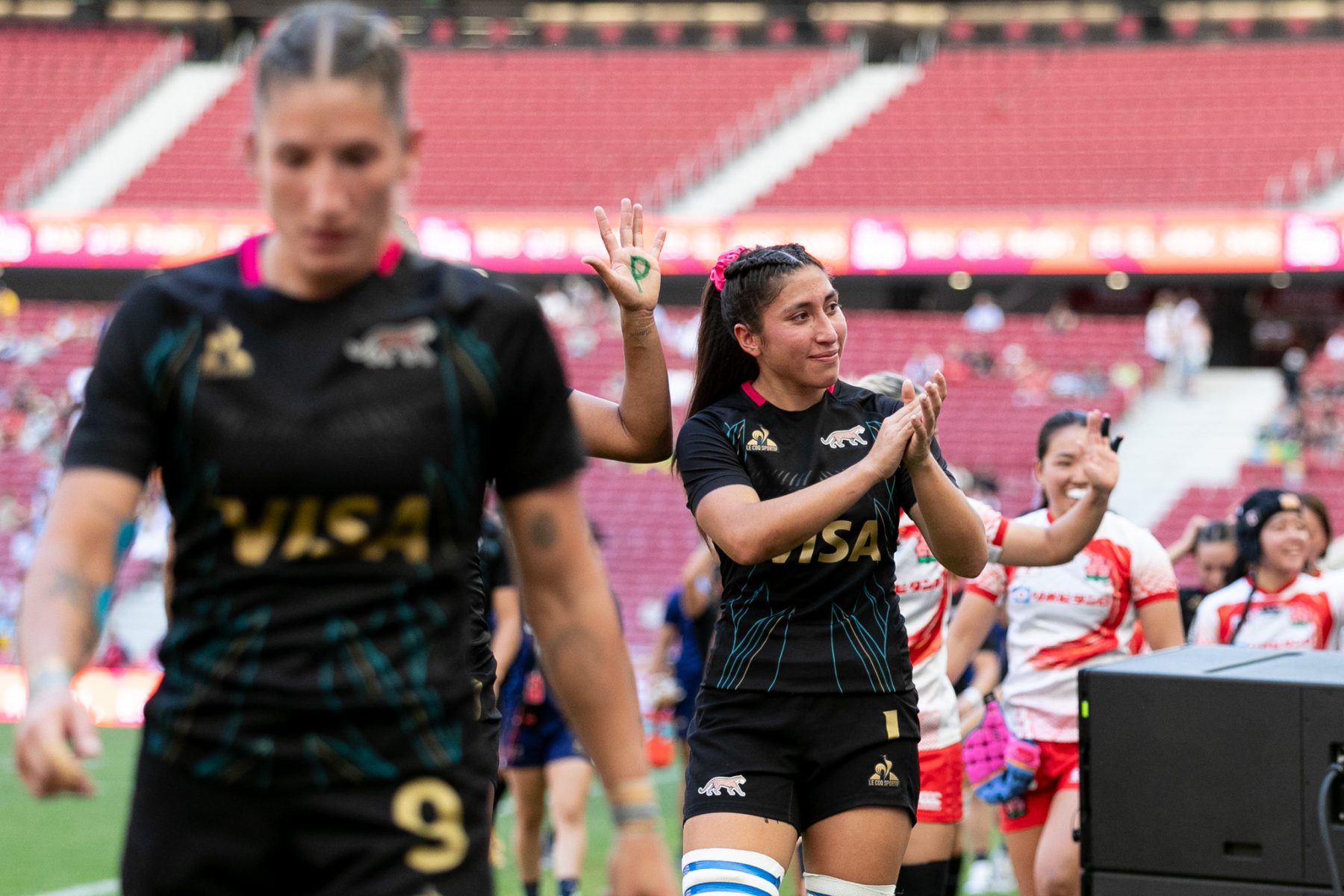 Argentina no pudo acceder al Circuito Mundial de Seven femenino.
(Foto: Juan Gasparini / Gaspafotos)