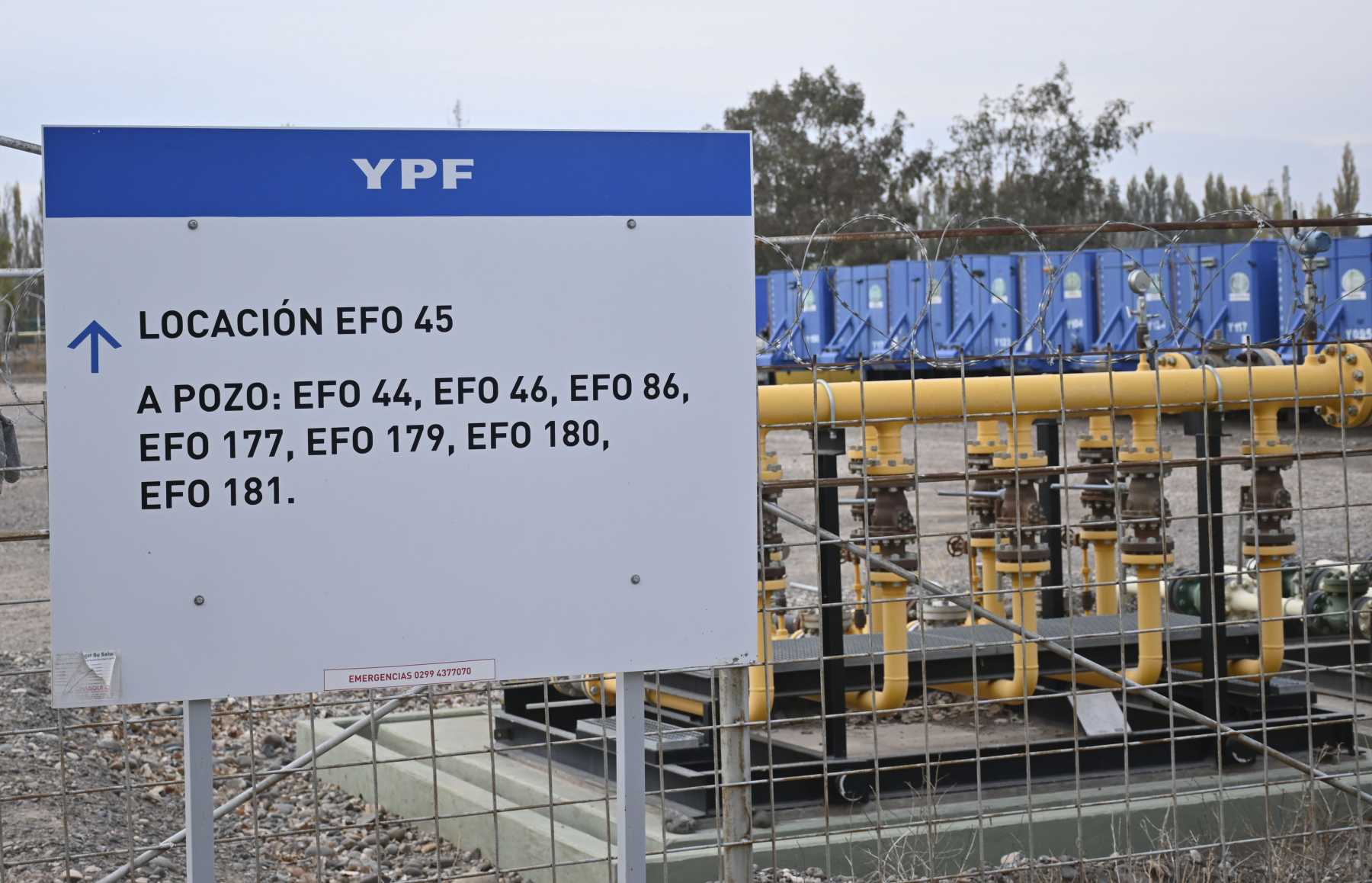 YPF es una de las nueve empresas que negociarán con Río Negro por  las 21 concesiones petroleras para prorrogar.  Foto: Salto