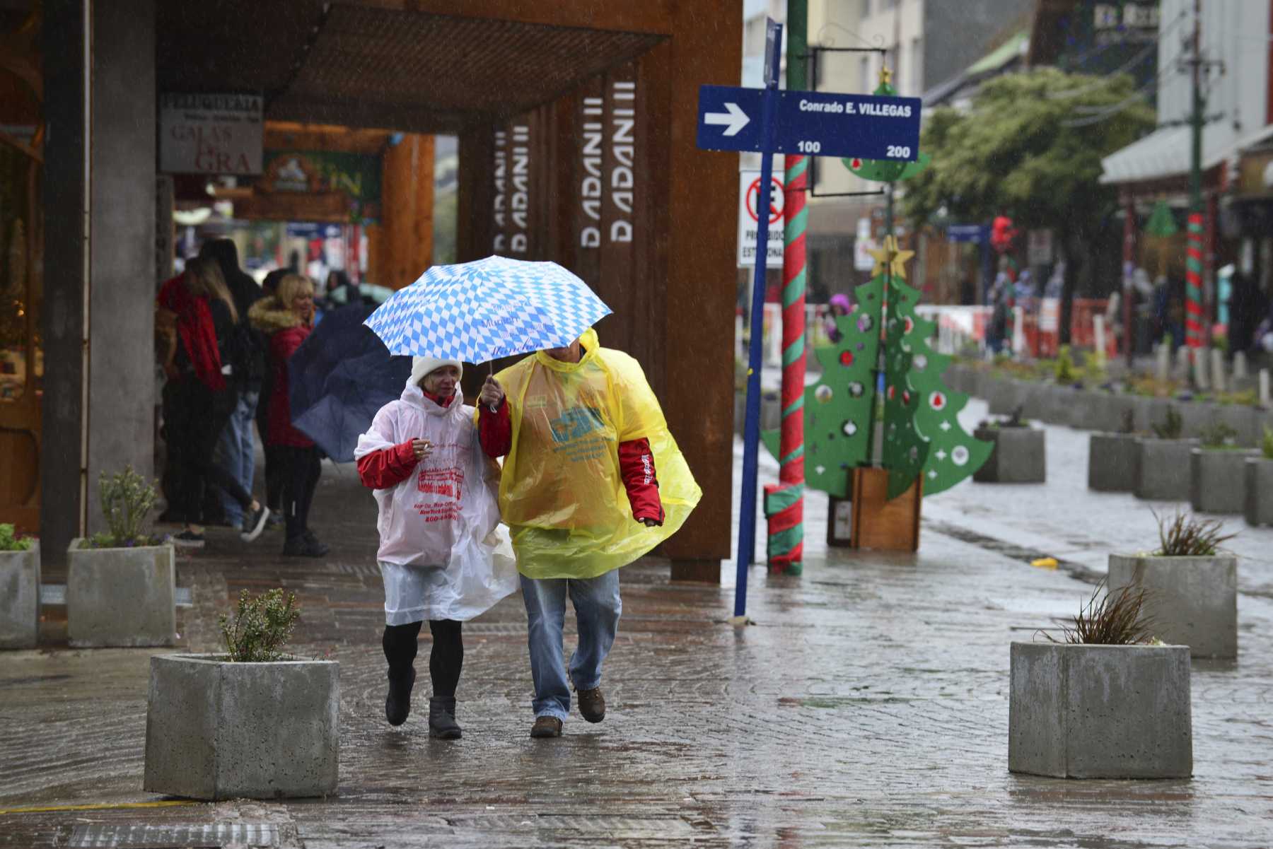 Bariloche bajo alerta amarilla por fuertes lluvias. Foto Archivo.