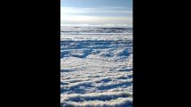 Imagen de Video | Extraño e impresionante fenómeno en la Patagonia: así se congeló el mar en Tierra del Fuego