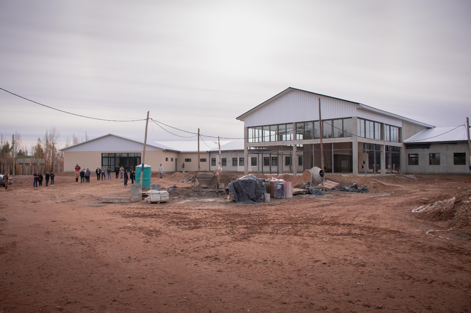 La escuela está situada a la salida oeste de Cutral Co (Foto: gentileza)