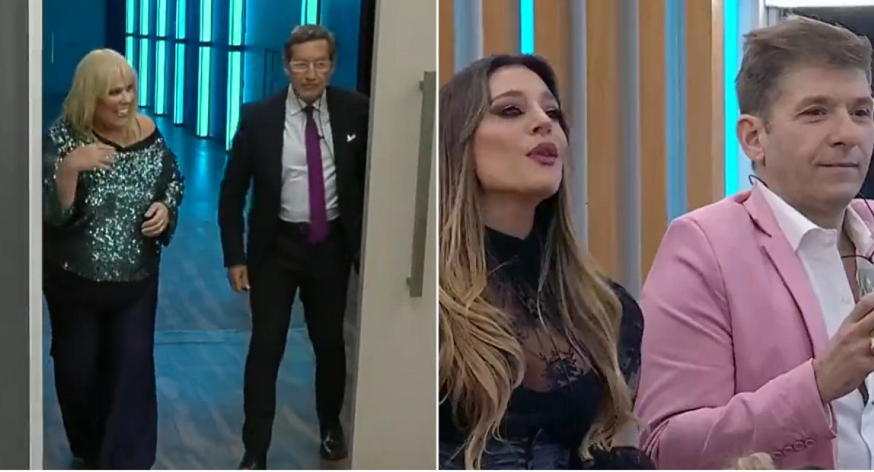 Laura Ubfal y Gastón Trezeguet entraron a Gran Hermano con otros panelistas.-