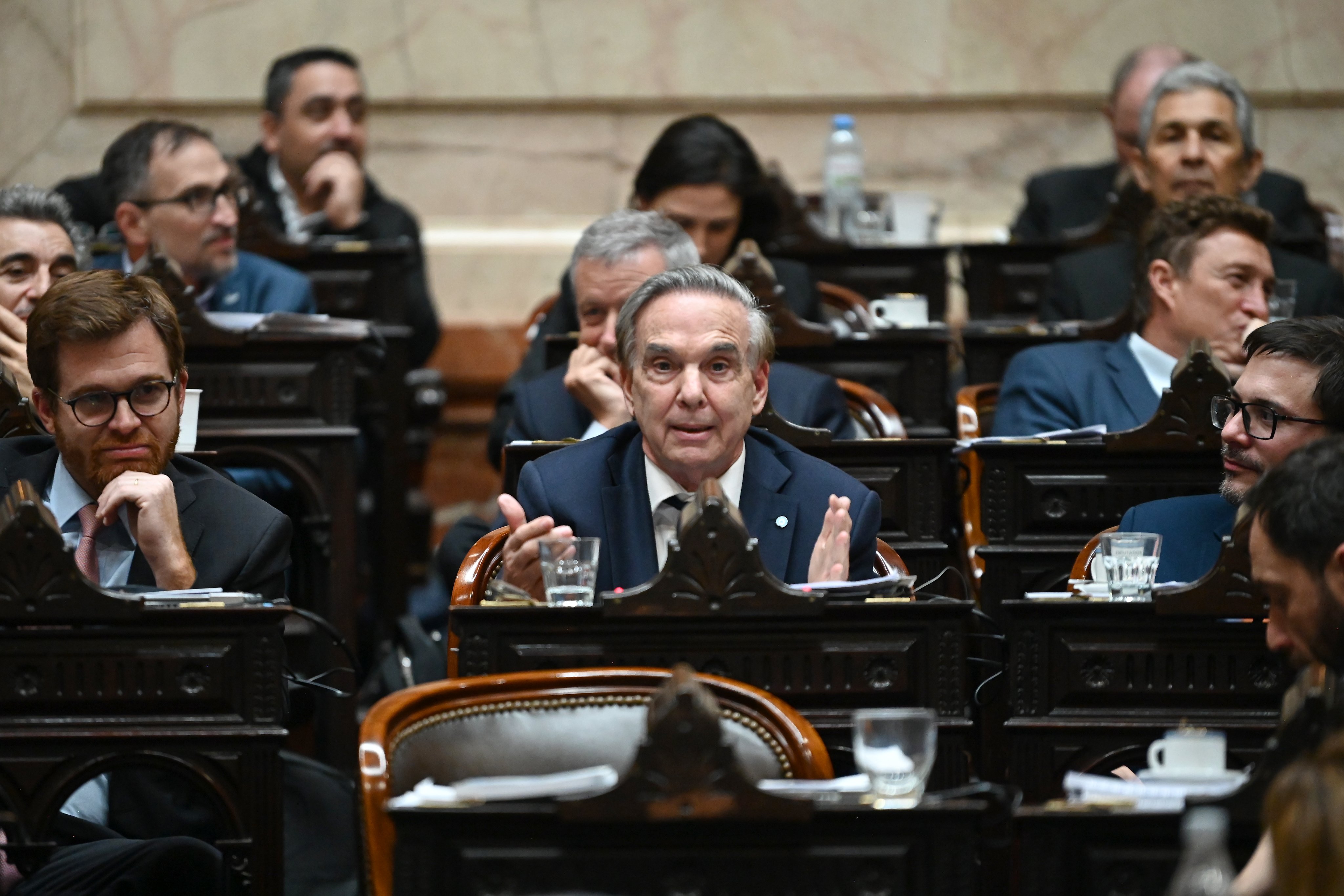 Pichetto tuvo un rol central en la votación de la Ley Bases y el paquete fiscal en Diputados. (Cuenta X Diputados)