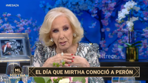 Mirtha Legrand: el enojo con el gobierno de Javier Milei y la inesperada confesión sobre Perón