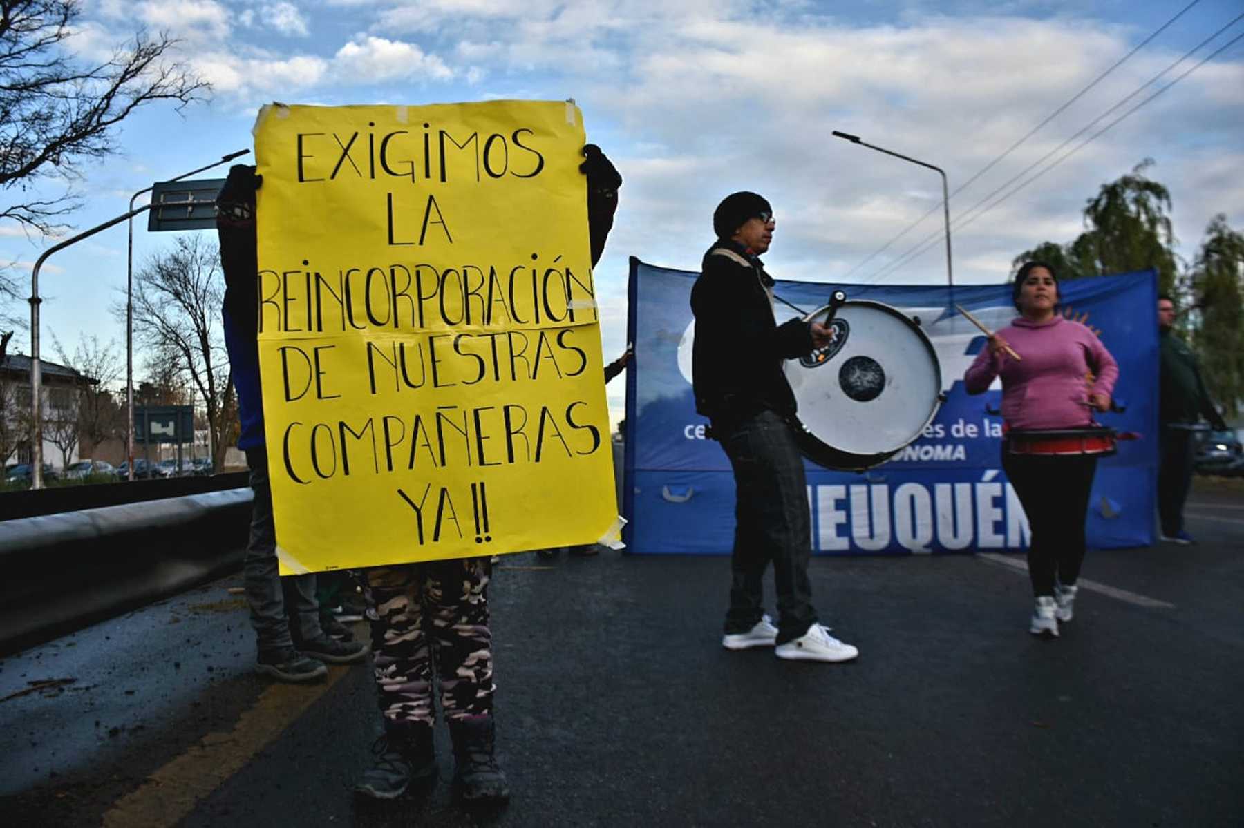 Corte de Ruta 22 en Neuquén: tercerizados de salud realizan su tercer día de protesta (Foto: archivo Matías Subat)