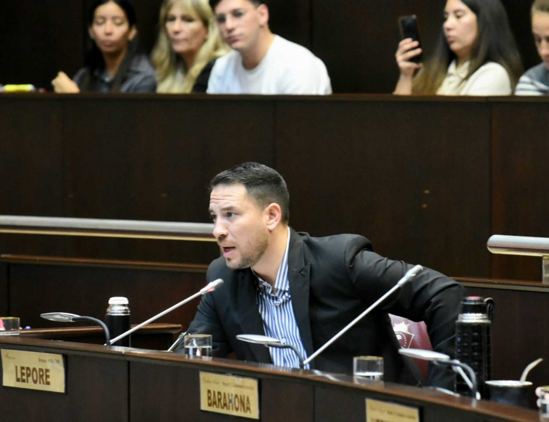 Francisco Lépore anticipó que presentarán una ley de presentismo para dipuatdos. Foto: Matías Subat.