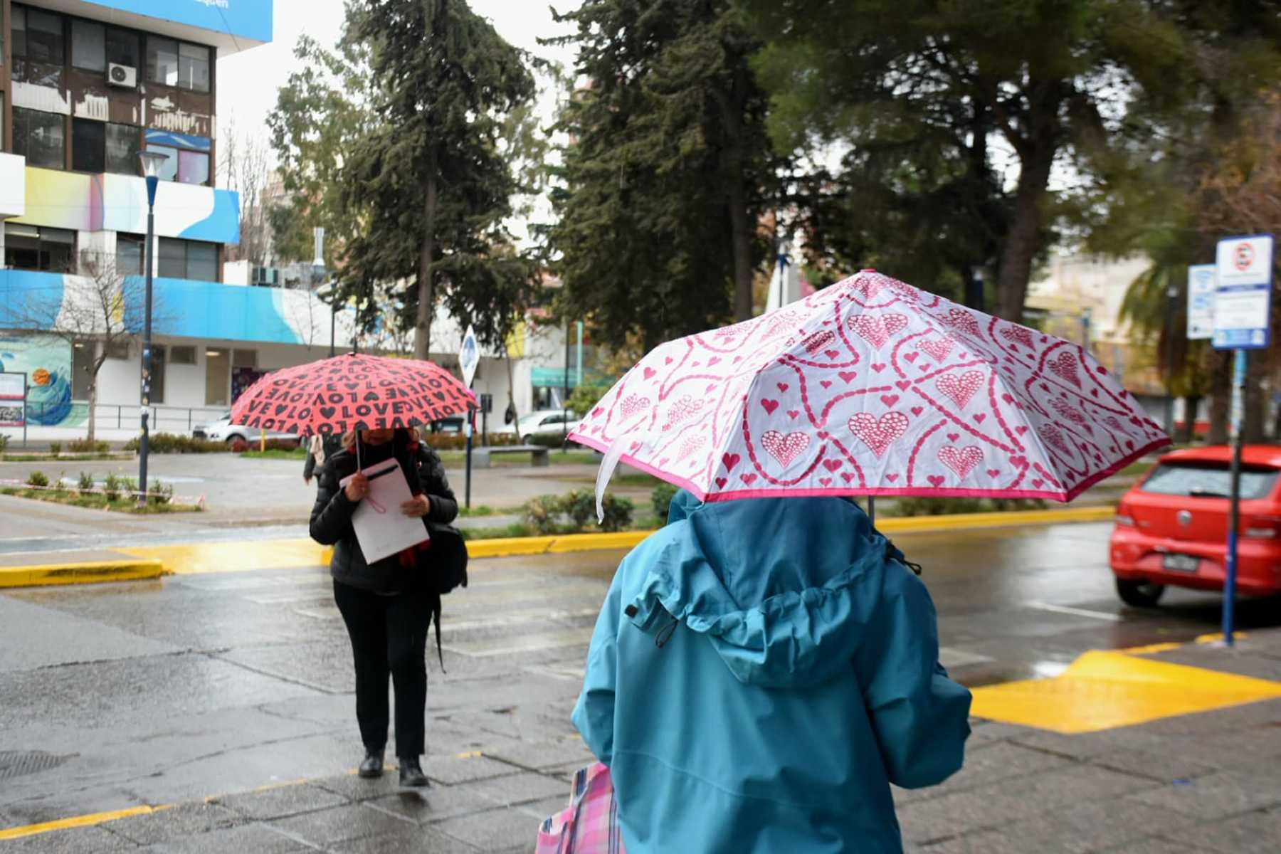 Lluvias y viento en el Alto Valle. Crédito Matías Subat