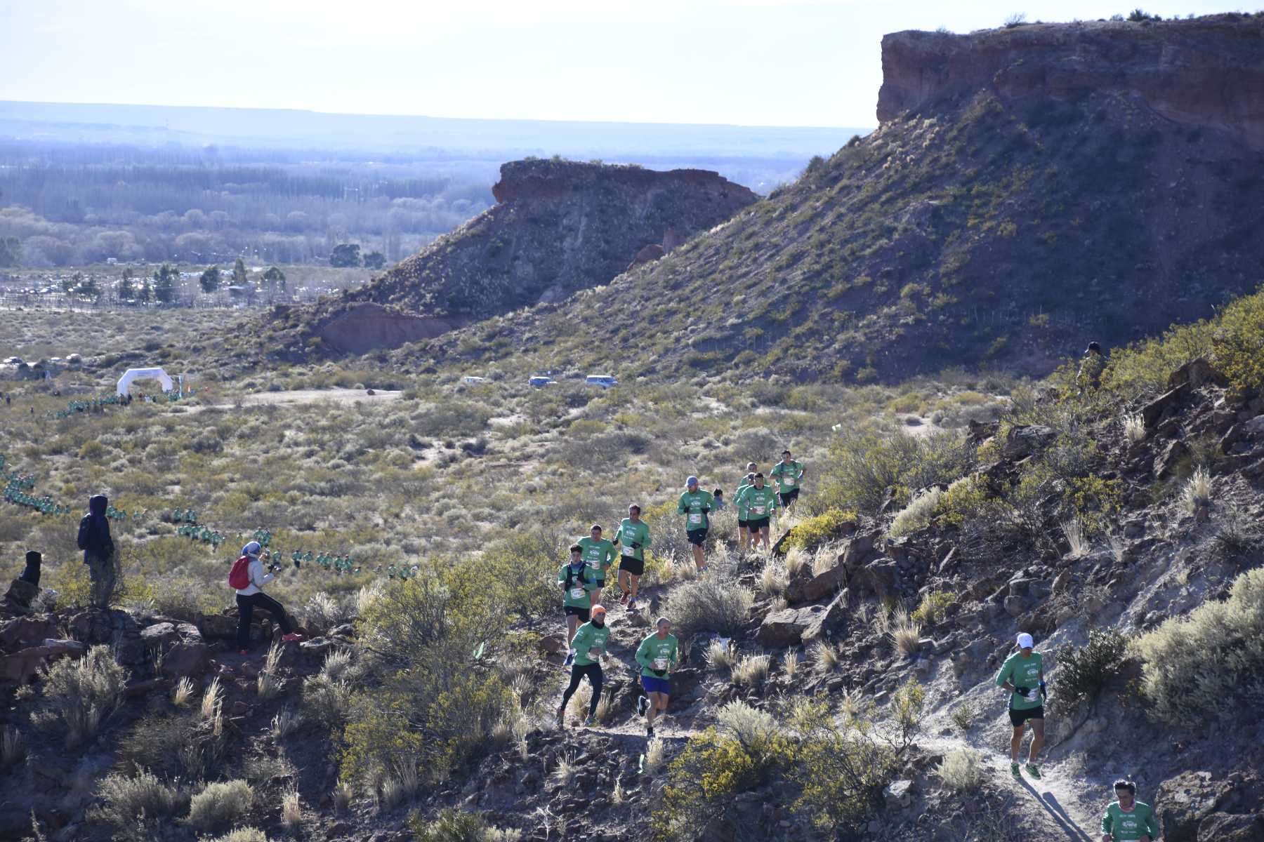 Las bardas de Paso Córdoba recibirán una nueva competencia de trail. FOTO: ANDRES MARIPE