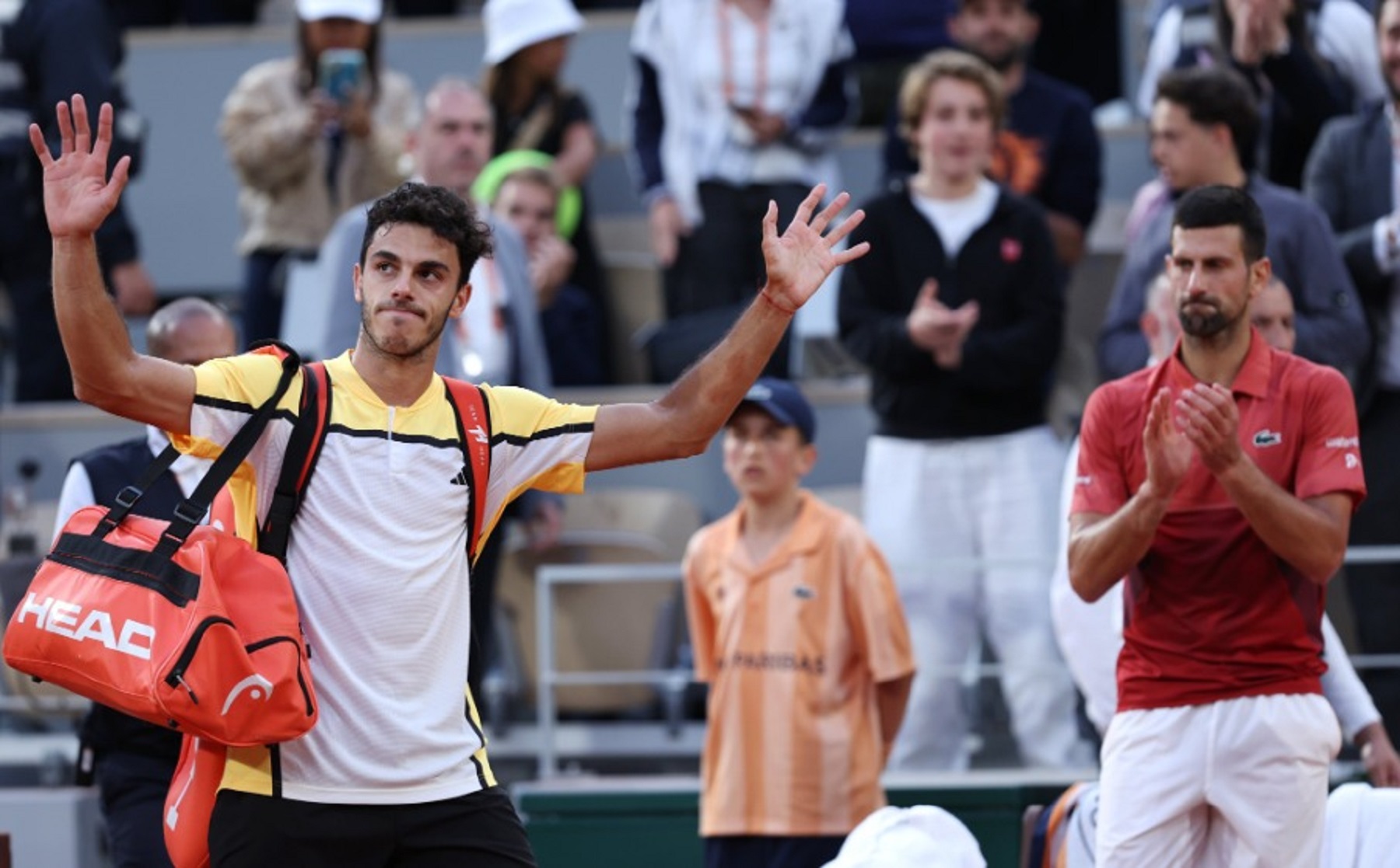 Novak Djokovic se impuso ante Francisco Cerúndolo en Roland Garros.