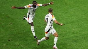 Alemania logró un empate agónico ante Suiza y salvó el invicto en la Eurocopa