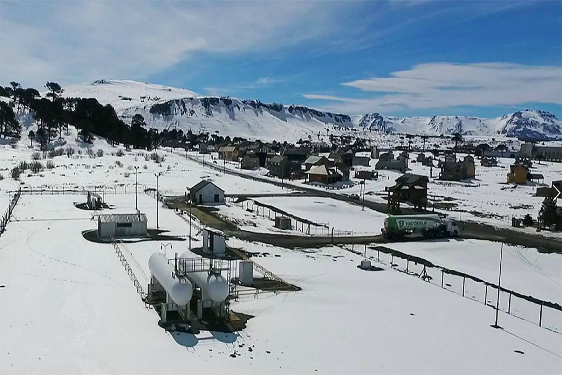 Lo hizo en el norte para afrontar el temporal. Hidenesa mejoró el stock. Foto: gentileza Neuquén informa.