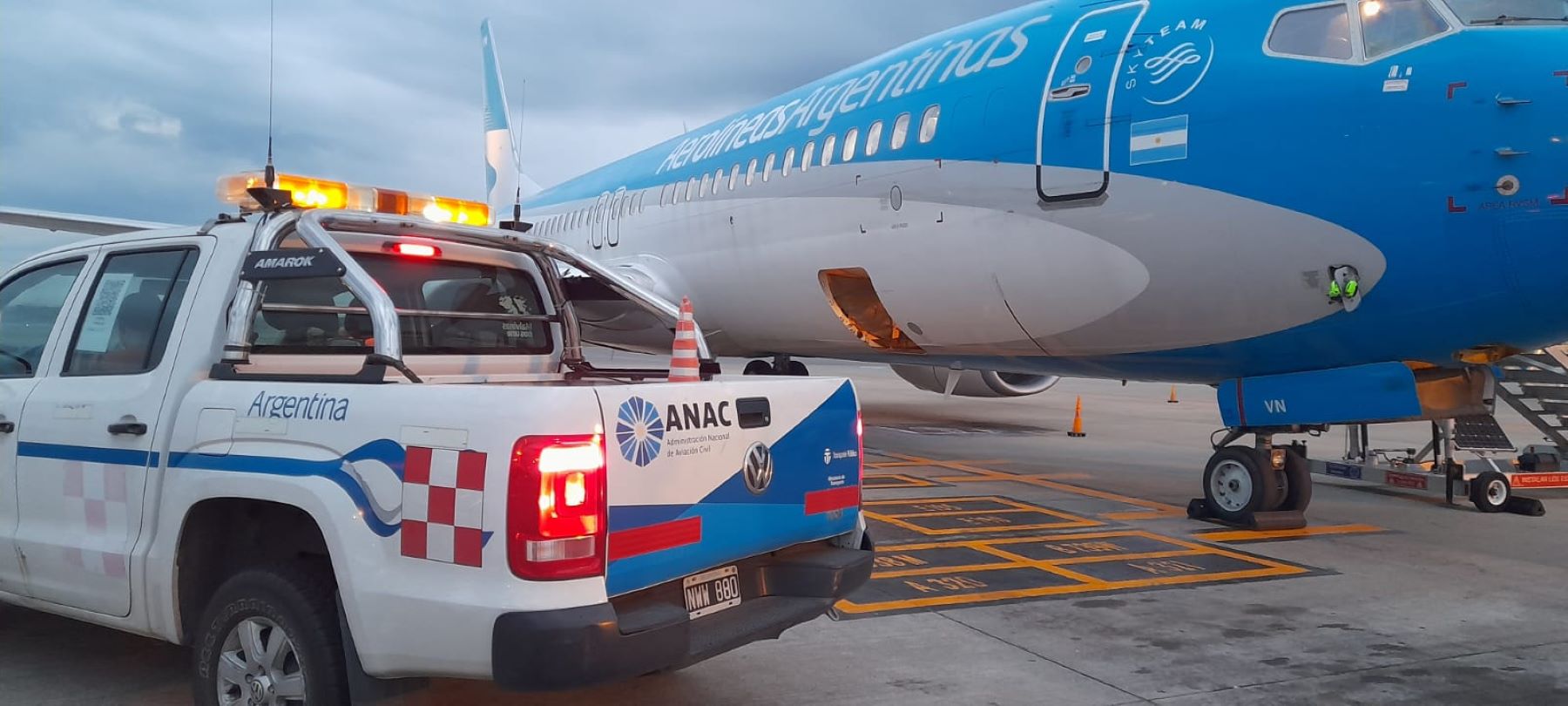 Un avión con destino a Neuquén aterrizó de emergencia en Ezeiza. Foto: Gentileza