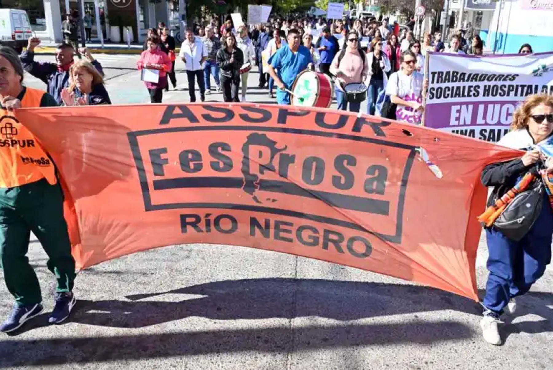 Asspur impulsa un parod e 24 horas el miércoles 30 de octubre en los hospitales de Río Negro. Archivo