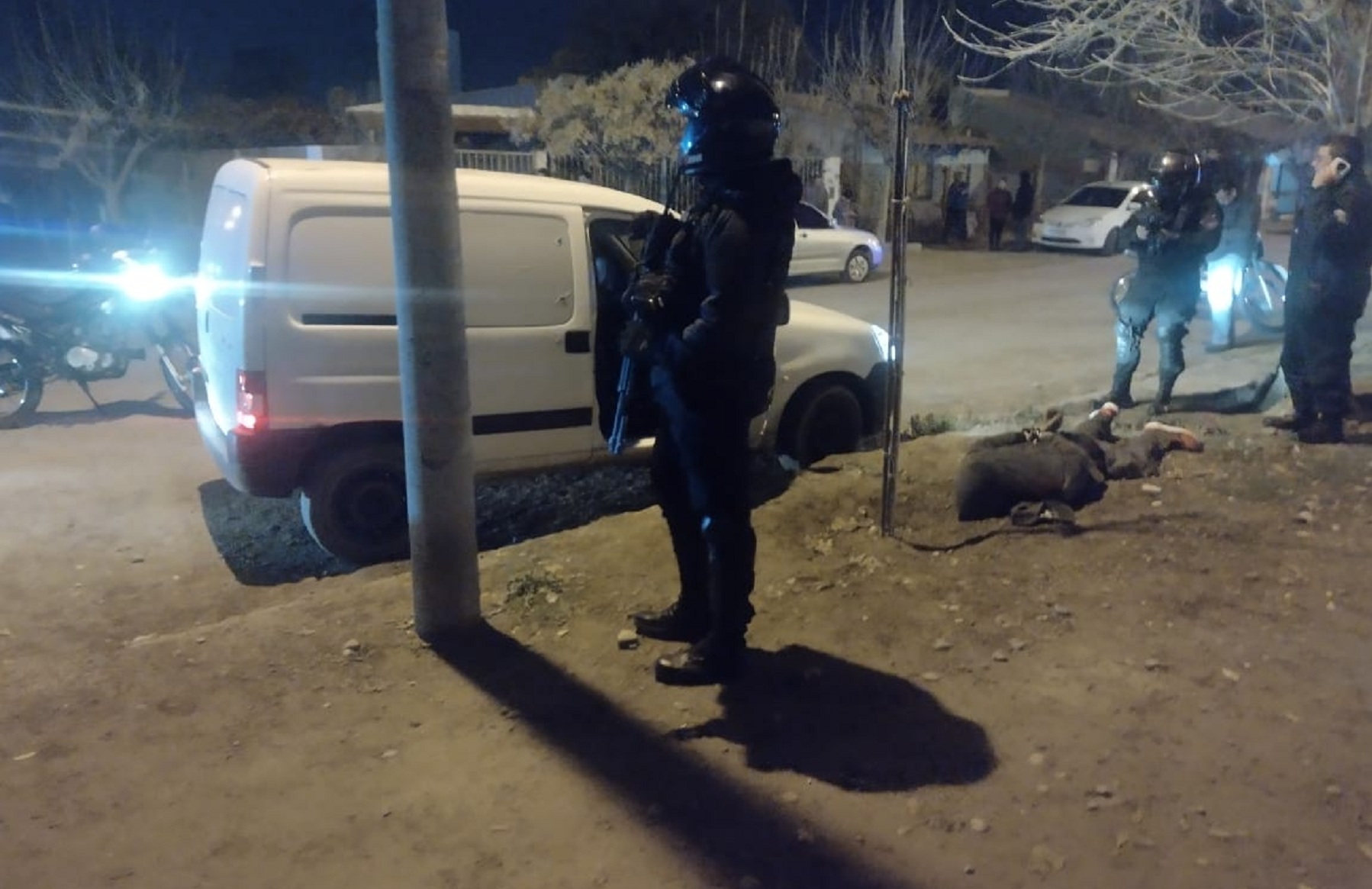 El operativo policial se realizó ayer. Foto gentileza