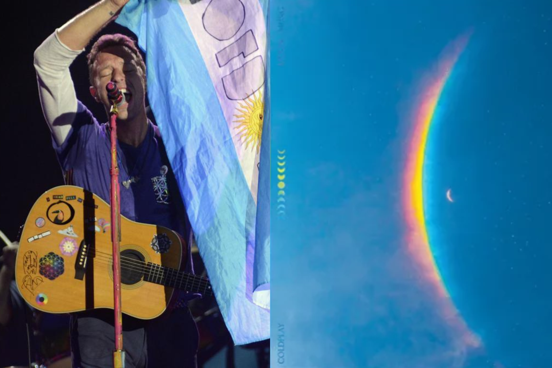 La imagen que es portada del nuevo álbum de Coldplay fue hecha por un argentino. Conocé la historia de Matías.