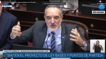 Imagen de Video | Ley Bases en el Senado | Martín Doñate tuvo un cruce con otro senador: «Es el tiempo del senador de la provincia de Río Negro»