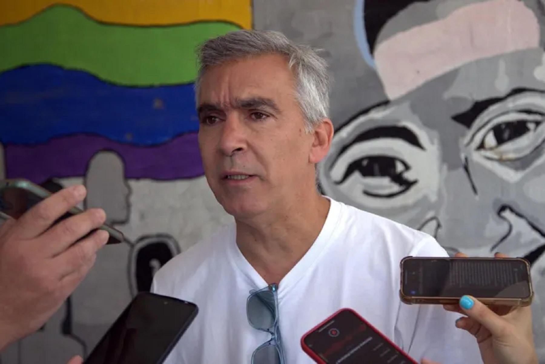 El presidente de la bancada de legisladores de Juntos Somos Río Negro, Facundo López, cuestionó a Unter. 
