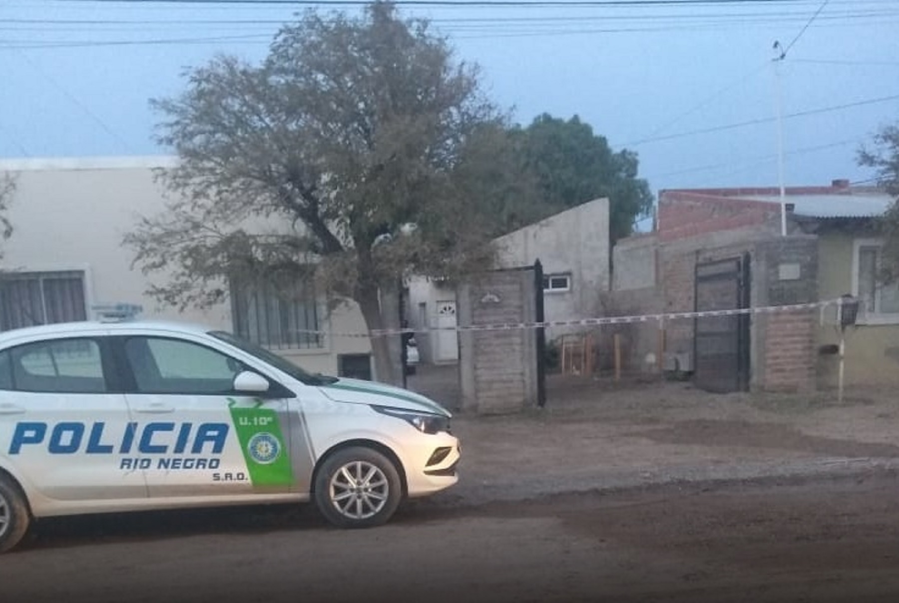 El hecho ocurrió en la madrugada del sábado en San Antonio Oeste. Foto Gentileza: Informativo Hoy.