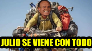 «Julio se viene asomando» y ya aparecieron los memes de Julio Iglesias